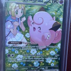Pokémon Lillie’s Clefairy ex 184/159 – Full Art (Journey Together) 🔥