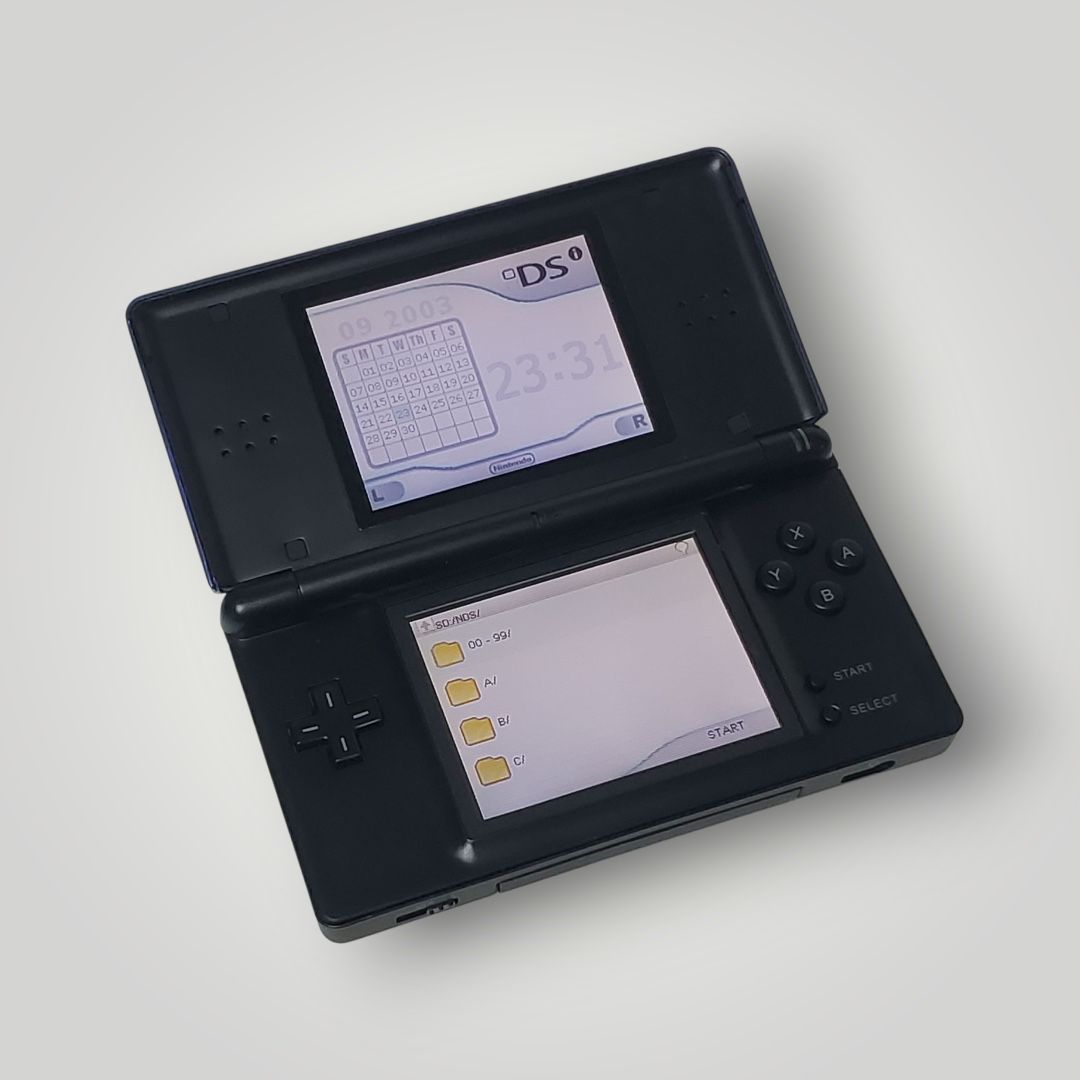 Nintendo DS Lite Blue Black Console Bundle