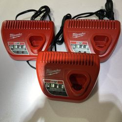 Milwaukee M12 Chargers  