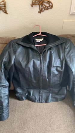 General Ladies Coldwater Creek Leather Jacket
