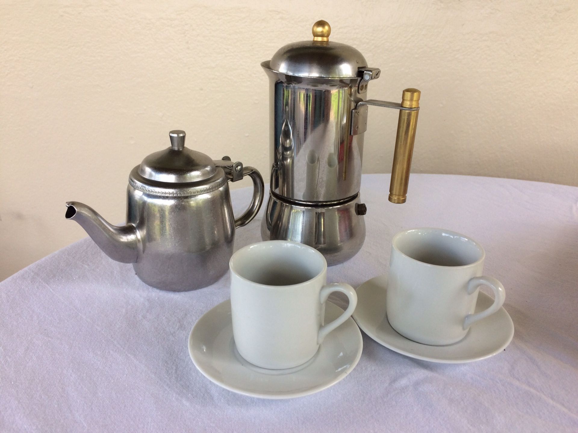 Beautiful vintage espresso/ tea set- new