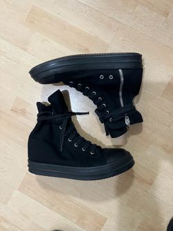 Rick Owens drkshdw triple black Ramones