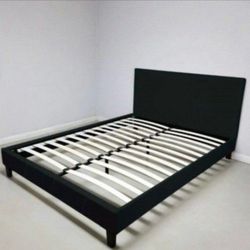 Bed Frame Queen Size Black 🖤🌷