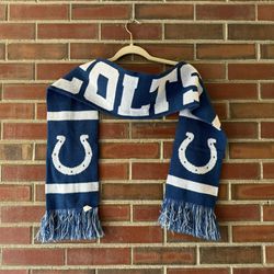 Indianapolis Colts Fan Scarf - Team Spirit Knit Scarf with Fringe