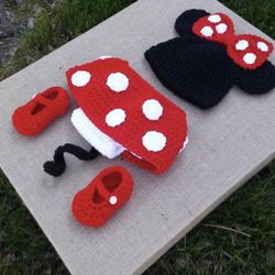 Minnie Mouse Baby Girl  Set