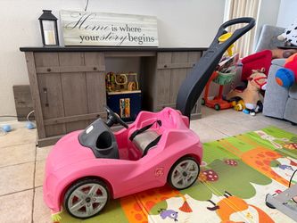 Pink Step 2 Push Cart