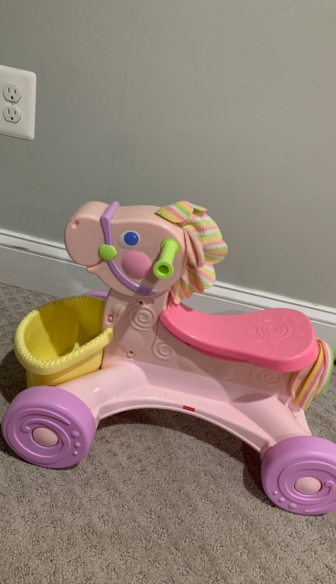 Baby toy horse car