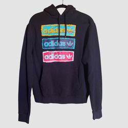 Adidas Tri LinAdidas Tri Linear Black Hoodie Sweatshirt Size S  