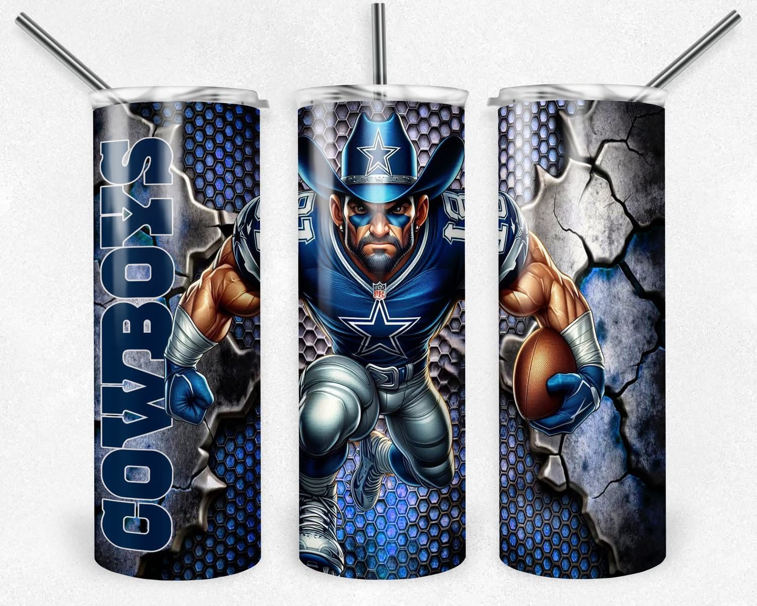 Dallas Cowboys Football Tumbler