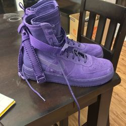 Nike SF Air Force 1 - court purple (men’s 10.5)