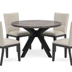 Round Table & 4 Chairs. On Sale For A Limited Time Only !!!!