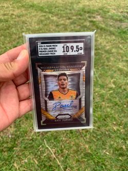 2021-22 panini prizm Raul Jimenez Premier League signature