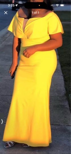 Yellow dress size large