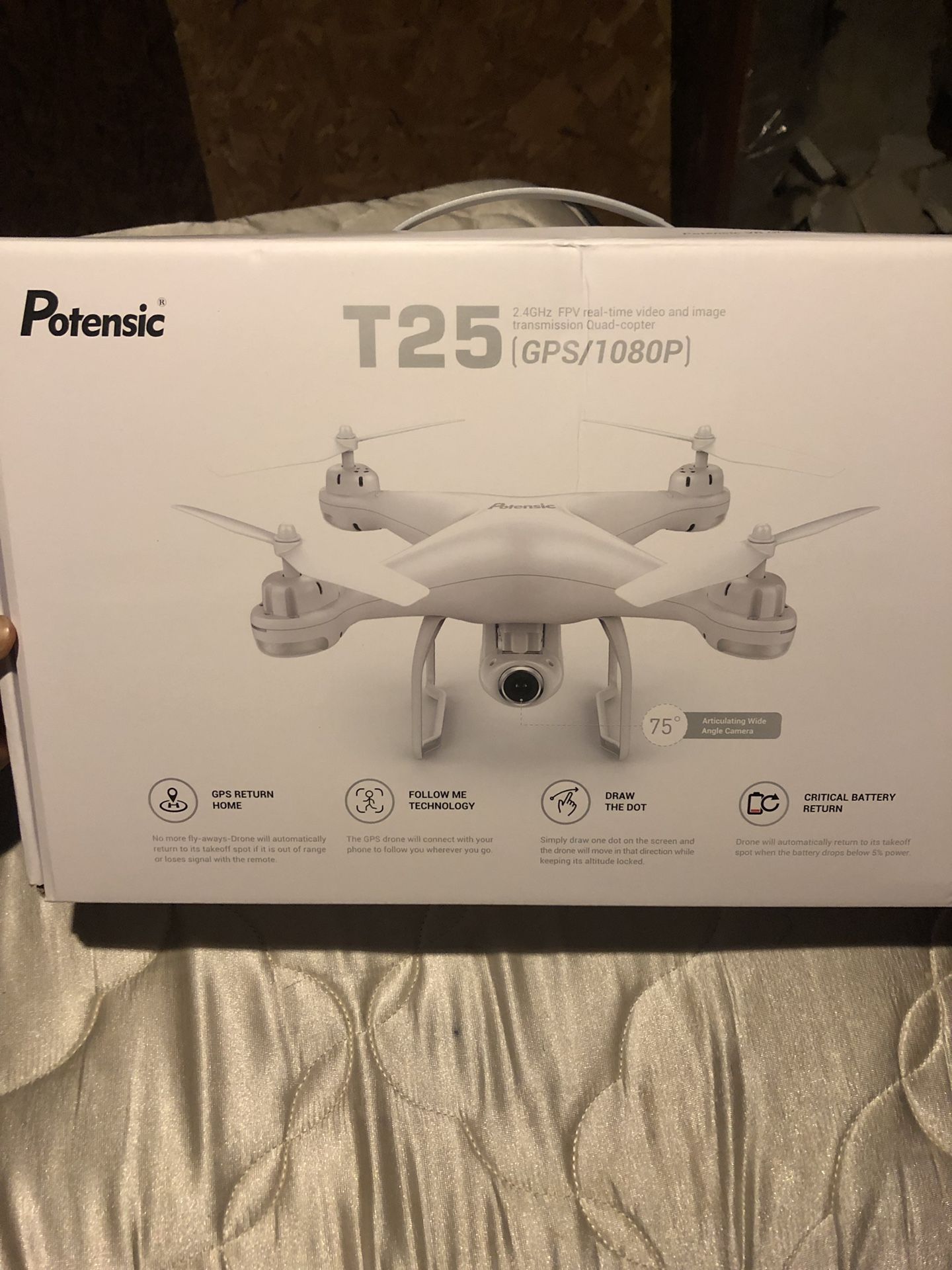 Potensic T25 Drone, GPS installed