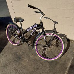 26" GreenBike Aluminum Beach Cruiser Purple