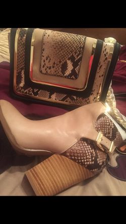 Shoes & purse set