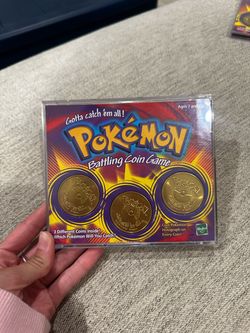 Vintage Pokemon Battling Coin Game