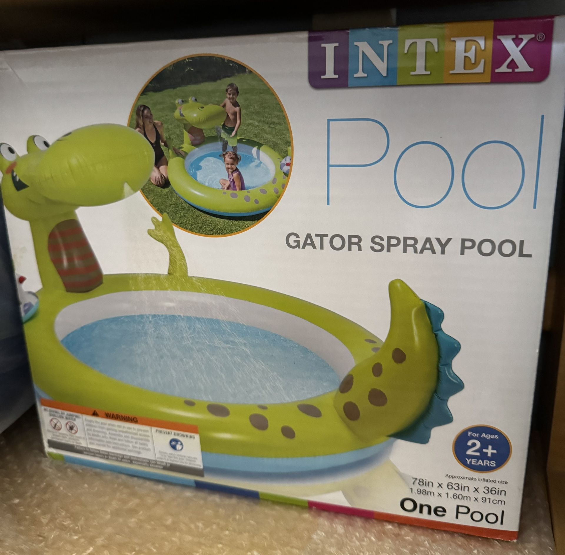 NEW INTEX POOL ( GATORSPRAY POOL )