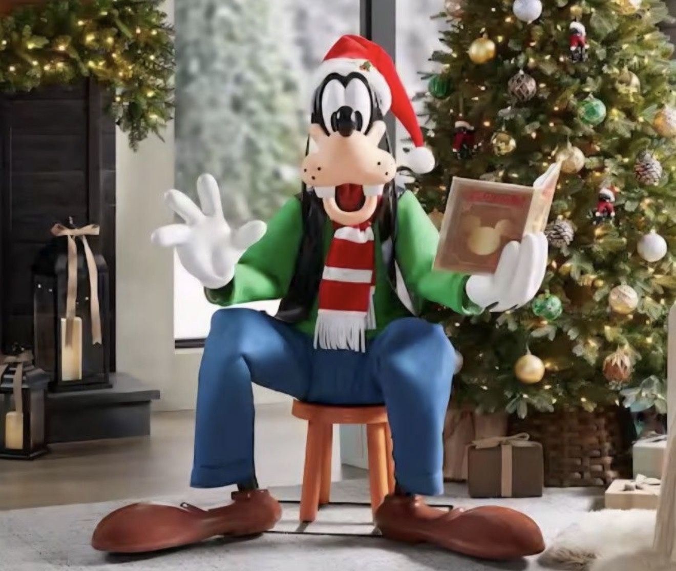 4ft Goofy Christmas Animatronic Disney