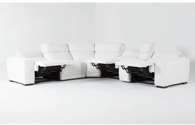10 x 10 Nearly NEW sectional w FOUR recliners