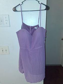 Fashion Nova Purple Mini Dress