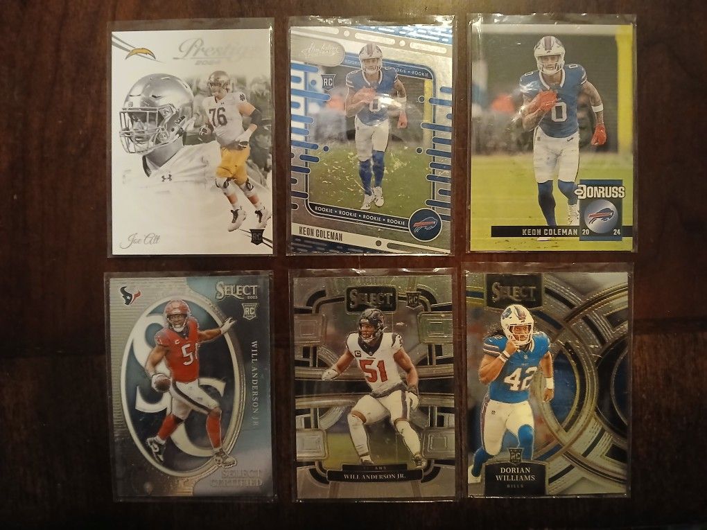 Rc Football Cards Lot