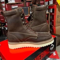 MEN'S WOLVERINE LOADER 8" WEDGE BOOT // DIFFERENT SIZE Available 