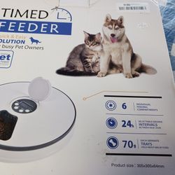 TIME FEEDER MEAL AUTOMATIC PET FEEDER FOR DOGS AND CATS 