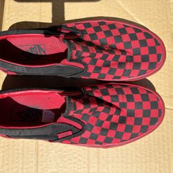 Red Vans Shoe