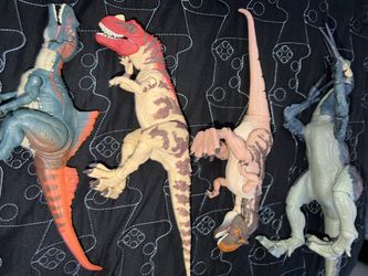 Hammond Collection Lot of 4 Ceratosaurus, Concavenator, Therizinosaurus, Metriacantrosaurus