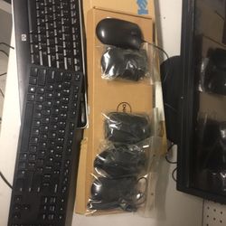 Computer Keyboard, Mouse Monitor