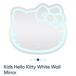 Hello kitty lighted wall mirror