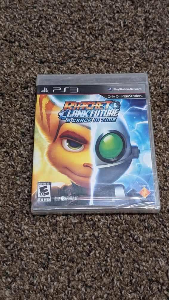 Factory Sealed Ratchet & Clank Future - A Crack in Time Sony PlayStation 3 PS3 New 

