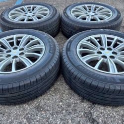 18” OEM Cadillac XT5 Chevy Traverse GMC Acadia Canyon Chevrolet Colorado Rims Michelin Tires Set