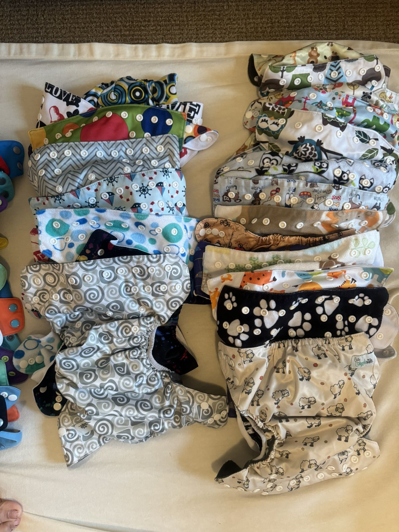 Reusable Diapers And Diaper Inserts