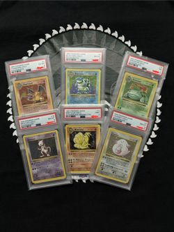 Pokemon PSA graded slabs