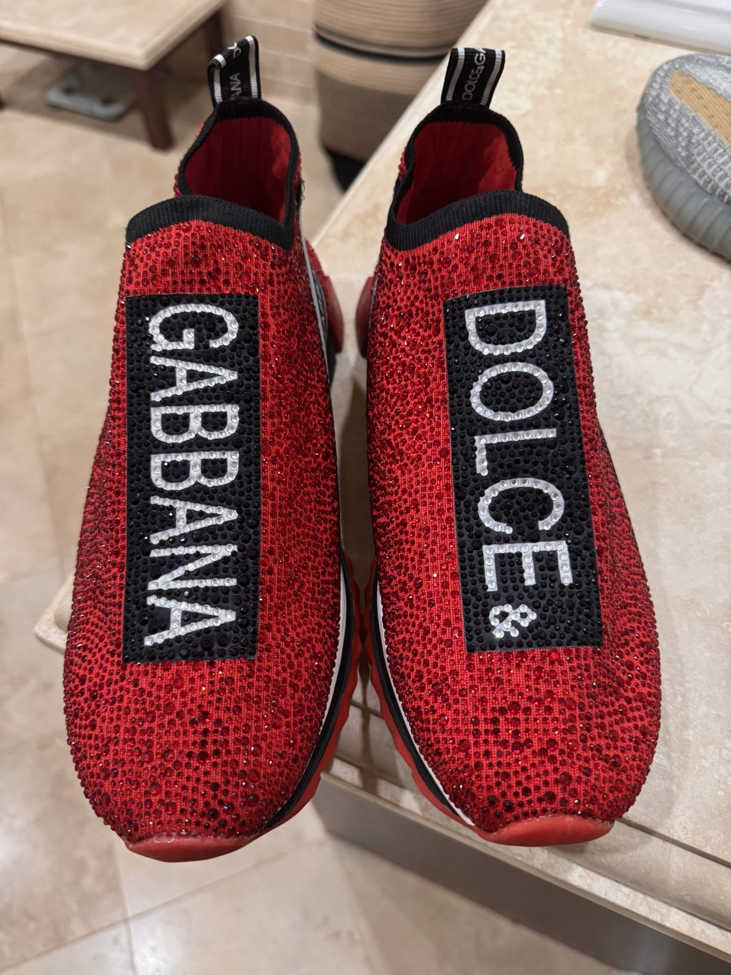 Dolce & Gabbana Sorrento crystal embellished sneakers