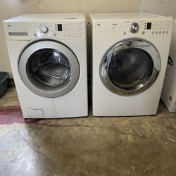 LG Washer And electric dryer Set