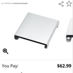 Satechi USB Type C Aluminum Monitor Stand Hub