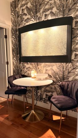 Glam Table and Chairs Set