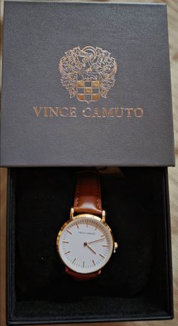 Men's Watch. Vince Camuto. Leather strap