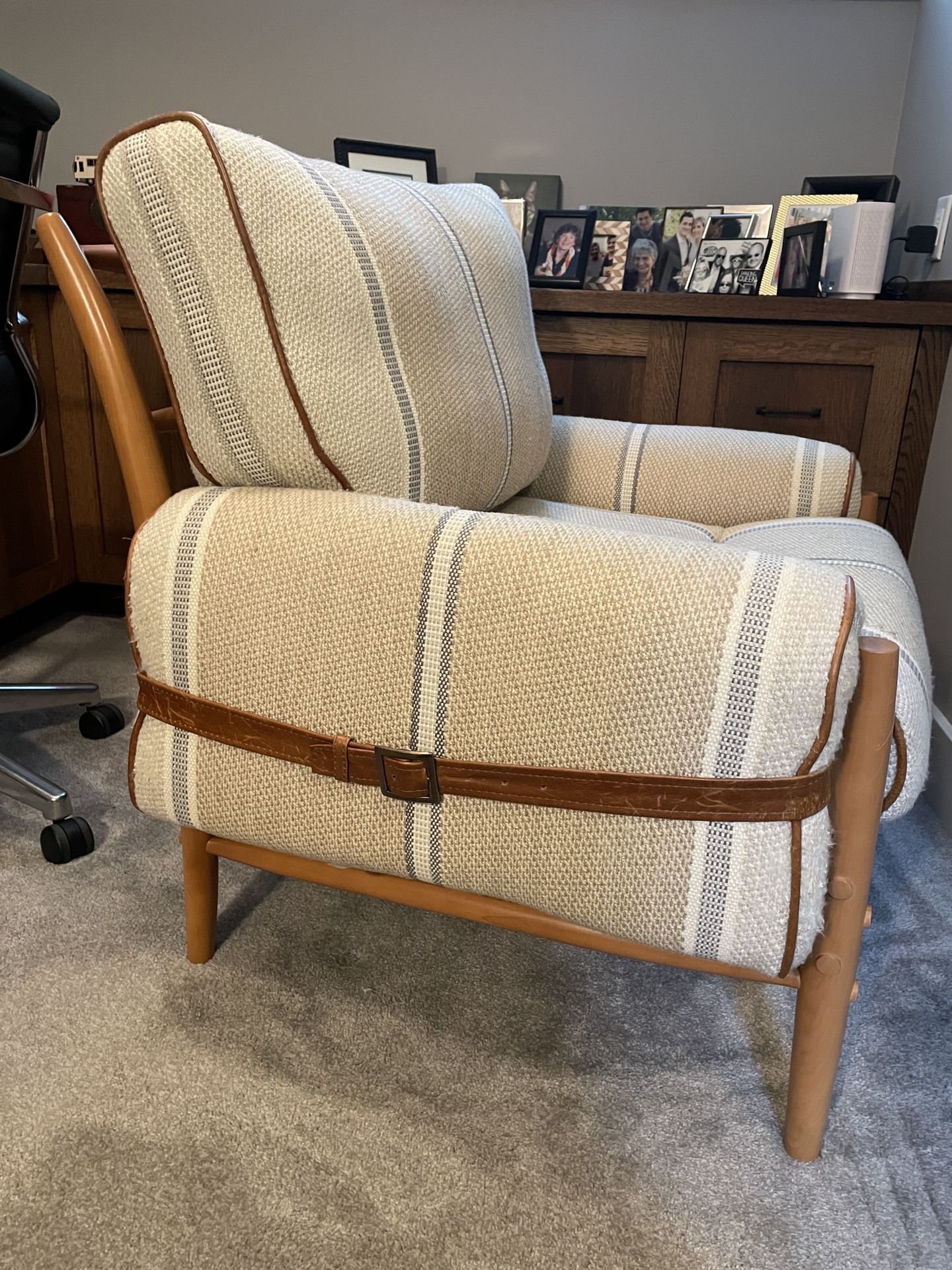 Anthropologie Peruvian Stripe Rhys Lounge Chair