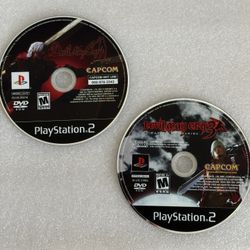 Devil May Cry 1 & 3 DMC PlayStation 2 PS2 Video Games 