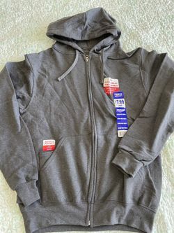 NEW HANES HOODED SWEATSHIRT