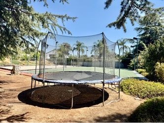 LARGE VERY NICE TRAMPOLINE