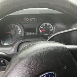 2010 white ford box truck