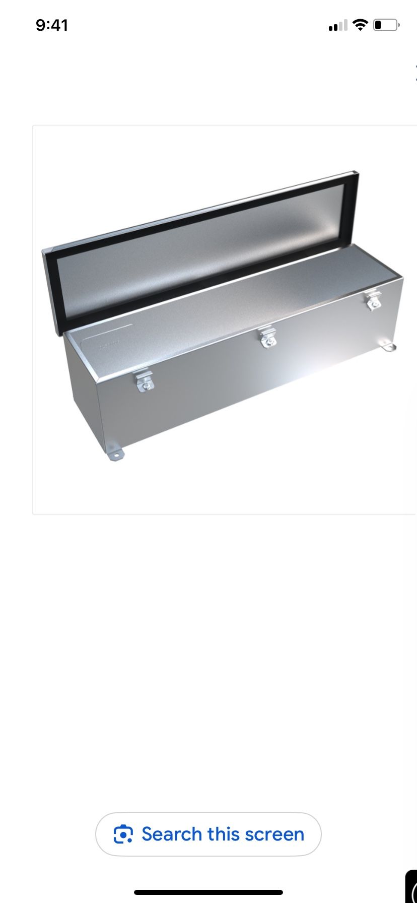 Brand new aluminum box toolbox