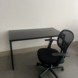 Desk And Chair Combo 