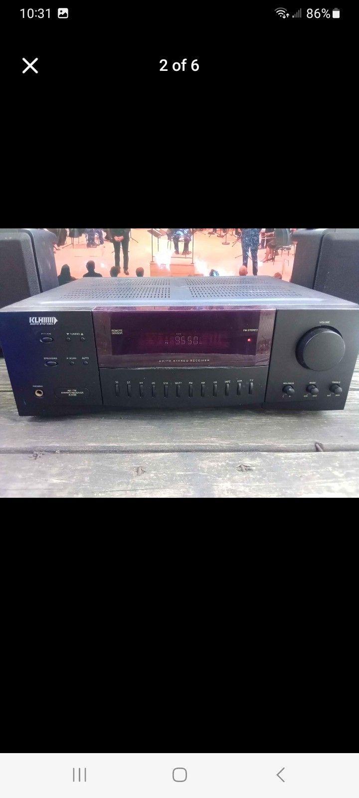200 WATTS KLH STEREO RECEIVER R3100 $125 FINAL PRICE