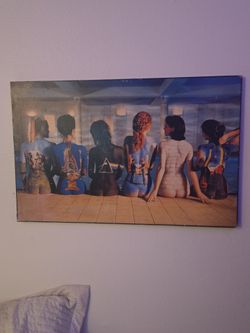 Pink Floyd Picture on Wood picture board